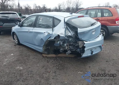 2013 Hyundai Accent Gs из США, поврежденный, VIN KMHCT5AE8DU132512